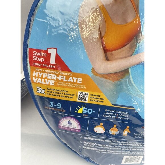 BABY SWIMWAYS INFANT SPRINGFLOAT SUN CANOPY 3-9 MONTHS 50+ UPF - Picture 6 of 7